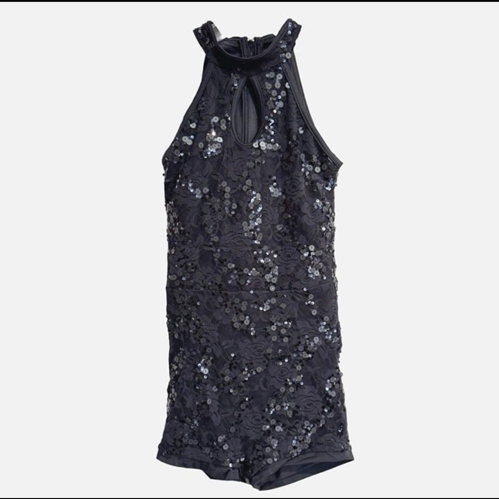 Weissman black sequin body suit - child large - Picture 2 of 8